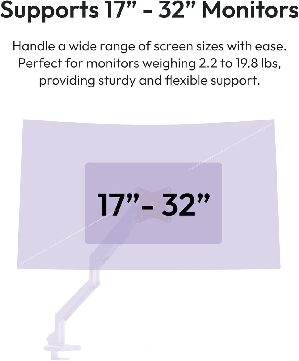 Dual-Arm Monitor Mount