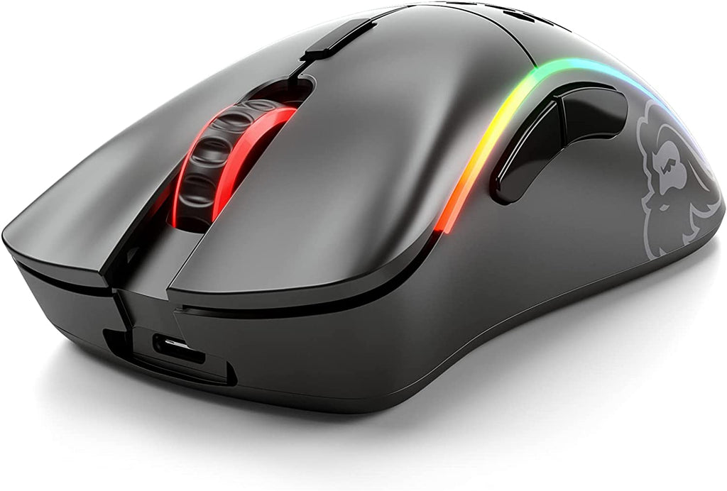 Model D- (Minus) Wireless Gaming Mouse - 67G Superlight Honeycomb Design, RGB, Ergonomic, Lag Free 2.4Ghz Wireless, up to 71 Hours Battery - Matte Black