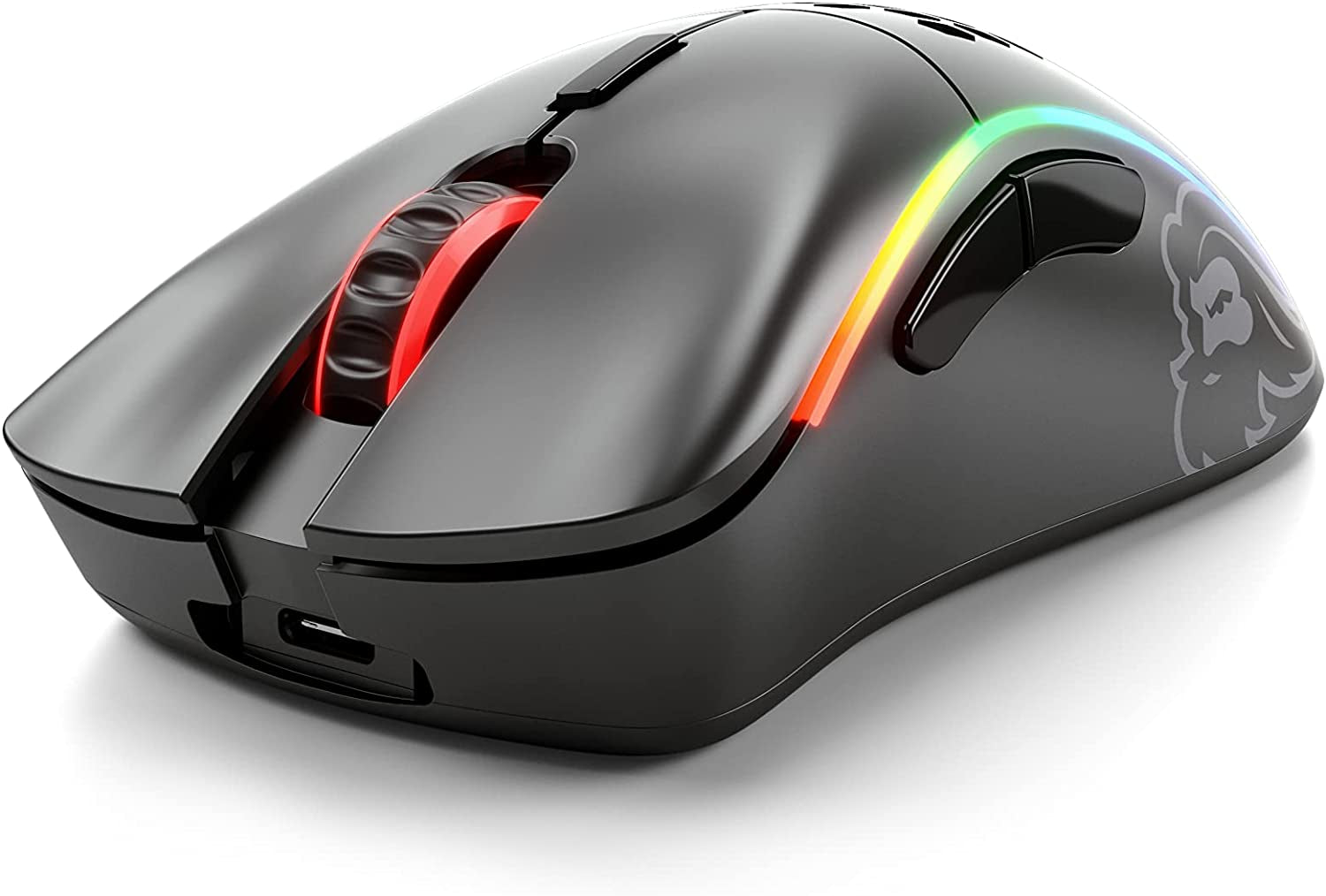 Model D- (Minus) Wireless Gaming Mouse - 67G Superlight Honeycomb Design, RGB, Ergonomic, Lag Free 2.4Ghz Wireless, up to 71 Hours Battery - Matte Black
