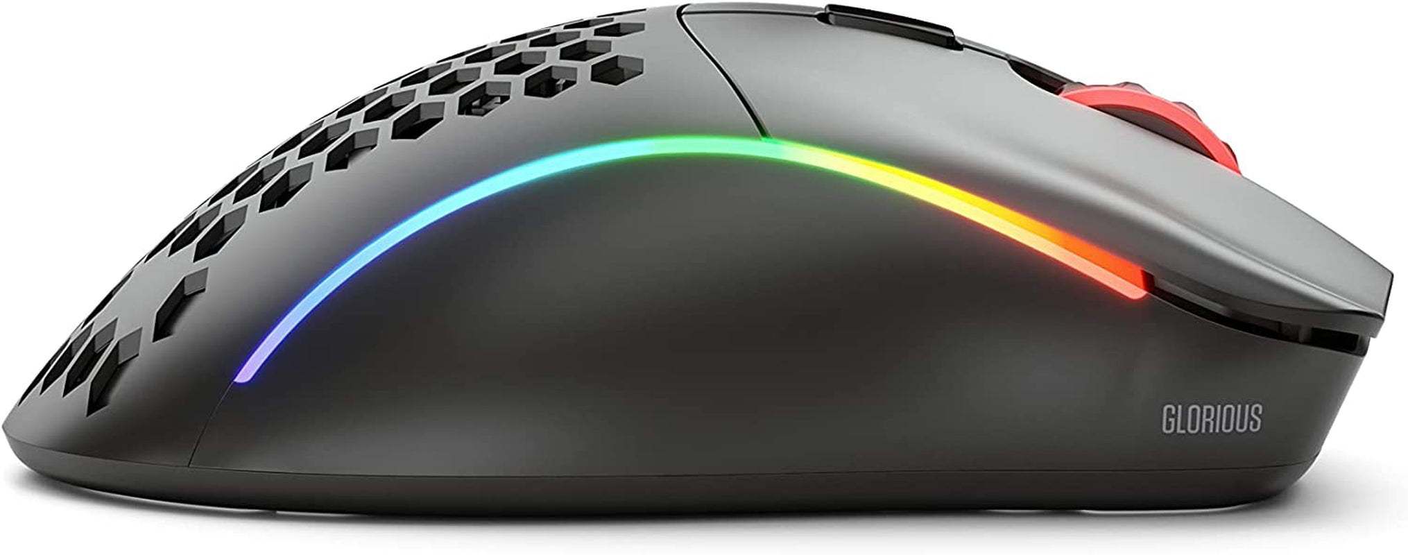 Model D- (Minus) Wireless Gaming Mouse - 67G Superlight Honeycomb Design, RGB, Ergonomic, Lag Free 2.4Ghz Wireless, up to 71 Hours Battery - Matte Black