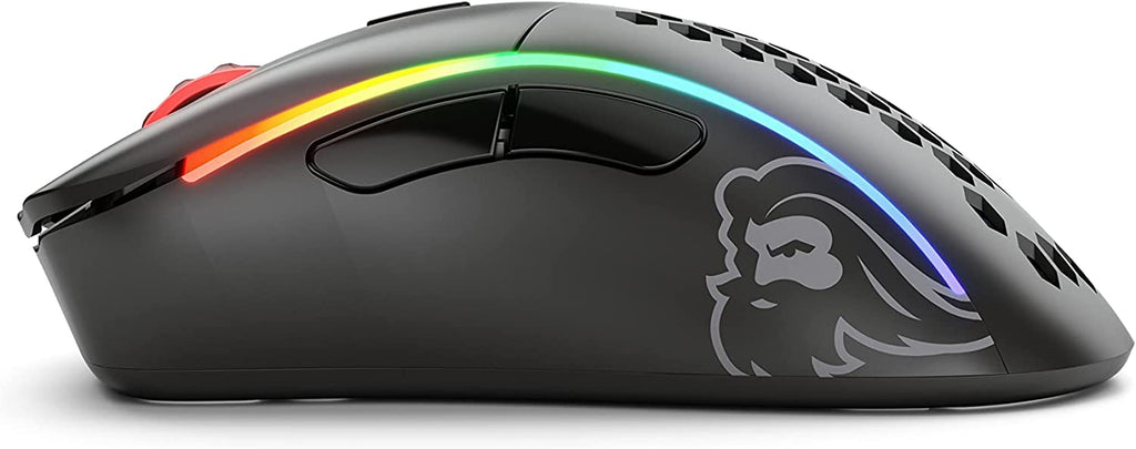 Model D- (Minus) Wireless Gaming Mouse - 67G Superlight Honeycomb Design, RGB, Ergonomic, Lag Free 2.4Ghz Wireless, up to 71 Hours Battery - Matte Black