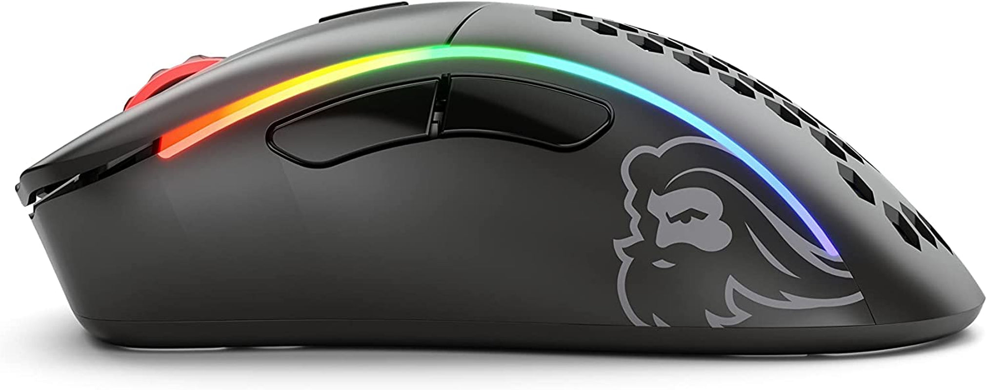 Model D- (Minus) Wireless Gaming Mouse - 67G Superlight Honeycomb Design, RGB, Ergonomic, Lag Free 2.4Ghz Wireless, up to 71 Hours Battery - Matte Black