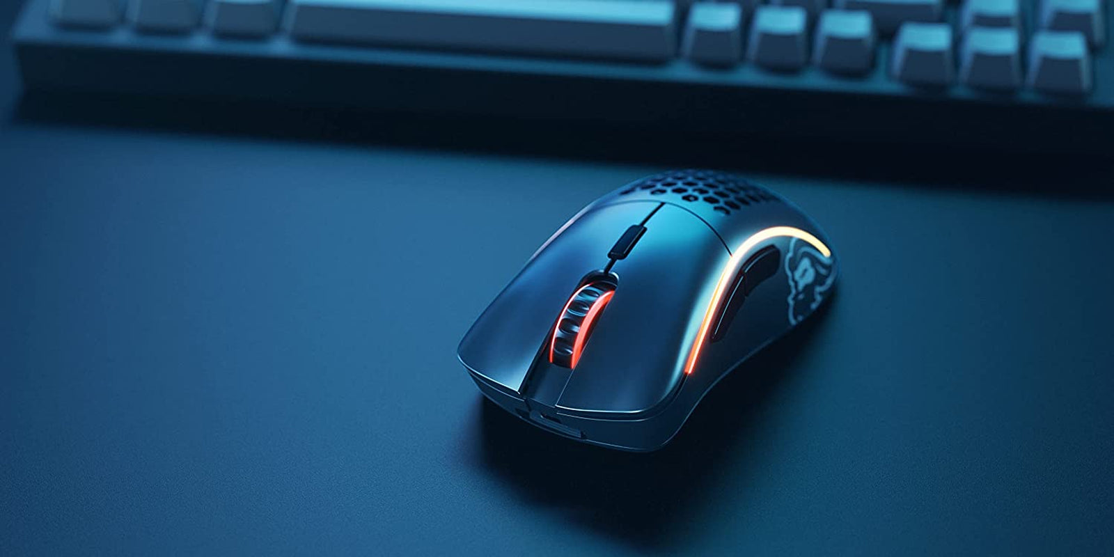 Model D- (Minus) Wireless Gaming Mouse - 67G Superlight Honeycomb Design, RGB, Ergonomic, Lag Free 2.4Ghz Wireless, up to 71 Hours Battery - Matte Black