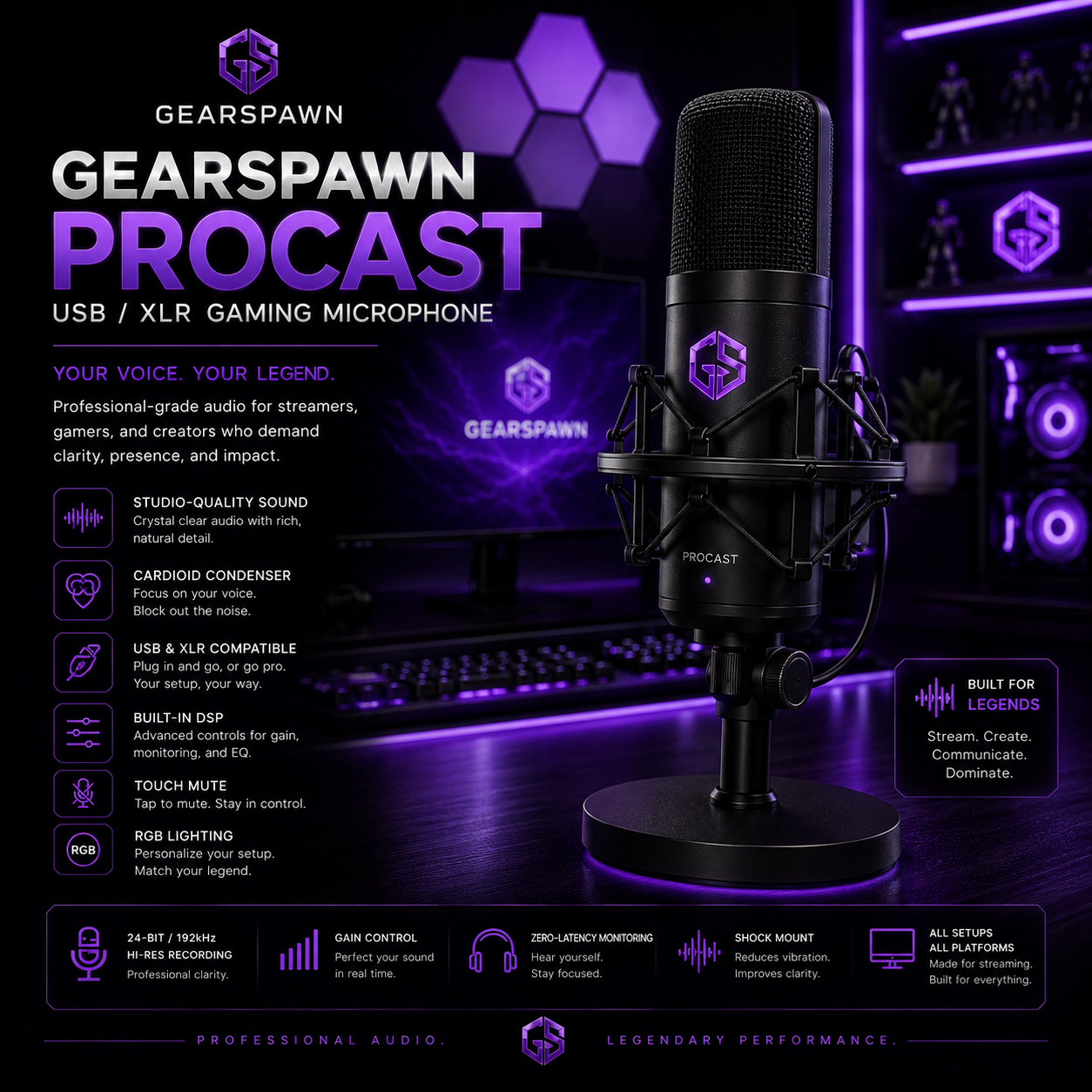 GearSpawn Legend™ Gaming Build
