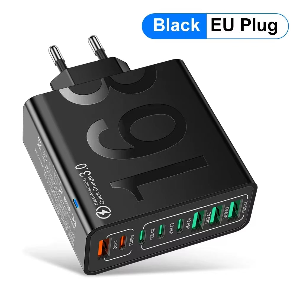 High-Speed Multi-Port USB-C Charger